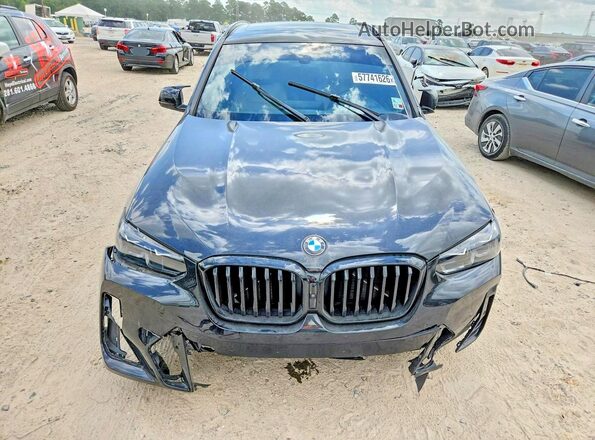 5UX43DP04R9X38817 2024 BMW X3 Black Vista trasera