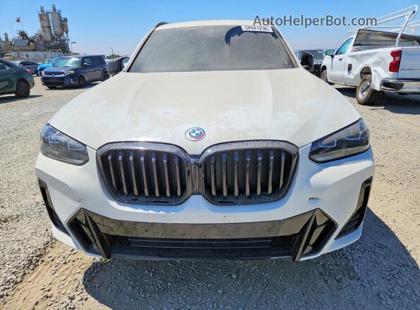 5UX43DP05P9P13132 2023 BMW X3 White Widok z przodu