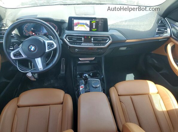 5UX43DP05P9P13132 2023 BMW X3 White Widok tylnych siedzeń