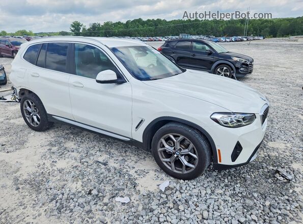 5UX43DP05P9S61330 2023 BMW X3 White Front right