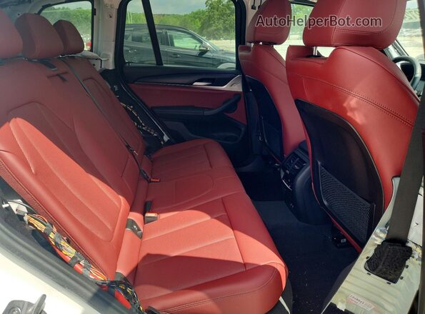 5UX43DP05P9S61330 2023 BMW X3 White Rear seats view