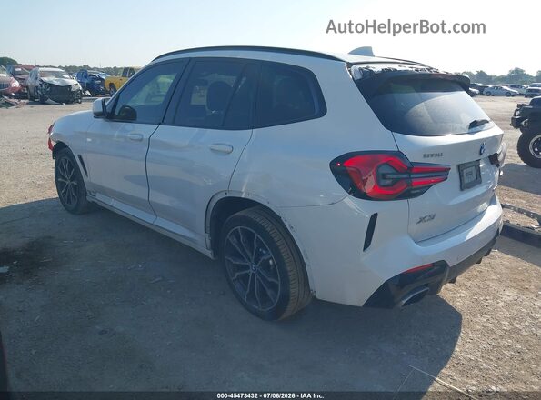 5UX43DP06N9K87934 2022 BMW X3 White Հետևի ձախ