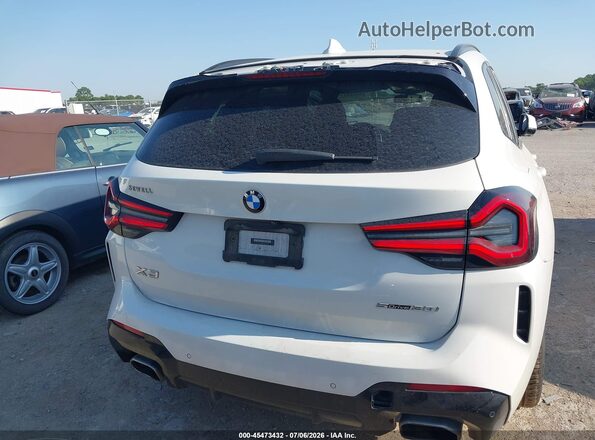 5UX43DP06N9K87934 2022 BMW X3 White 