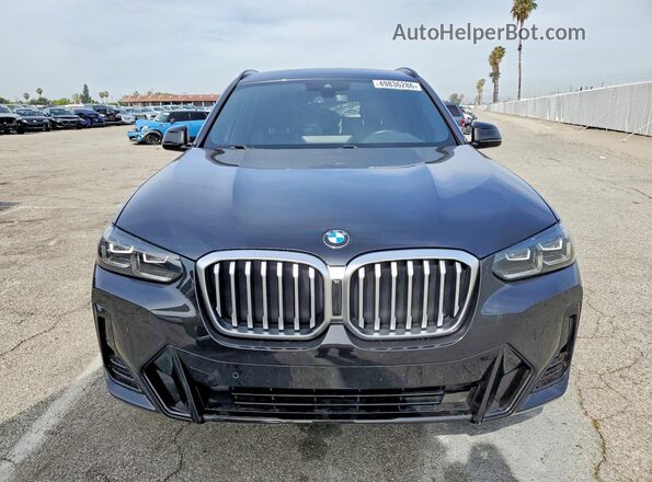 5UX43DP06N9L57545 2022 BMW X3 Black Vista frontal