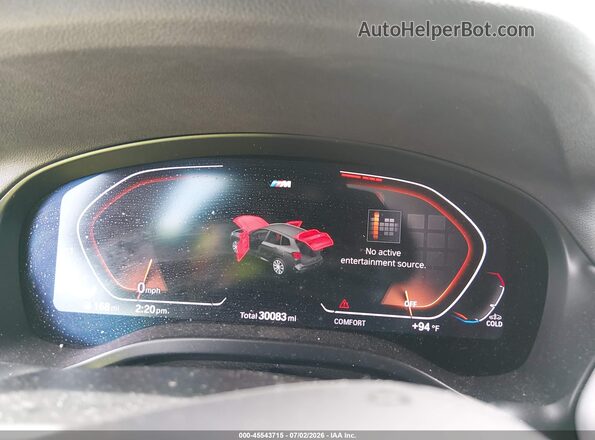 5UX43DP07N9K40427 2022 BMW X3 Белый Вид задних сидений