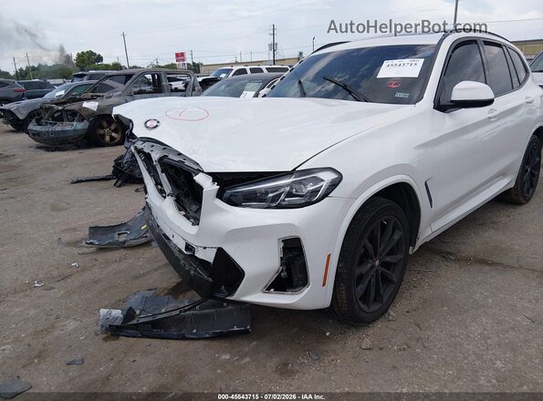 5UX43DP07N9K40427 2022 BMW X3 Белый Вид спереди