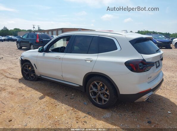 5UX43DP07N9M35881 2022 BMW X3 White Rear left