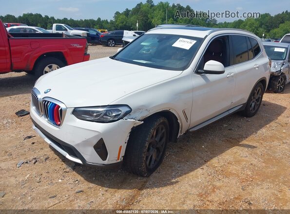 5UX43DP07N9M35881 2022 BMW X3 White Front left