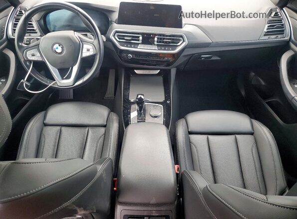 5UX43DP07P9R62838 2023 BMW X3 White Вид панелі приладів