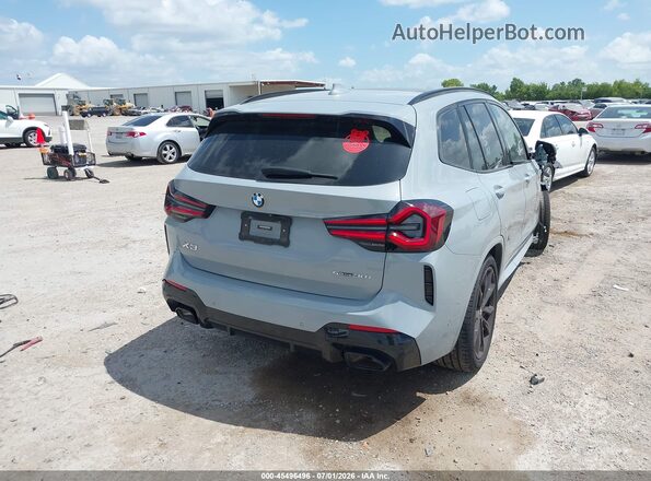 5UX43DP08P9N81354 2023 BMW X3 Light Blue Trasero derecho
