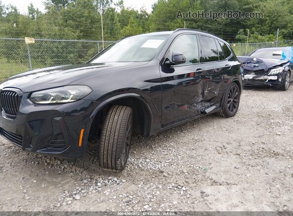5UX43DP08R9W87225 2024 BMW X3 Blue Vista frontal