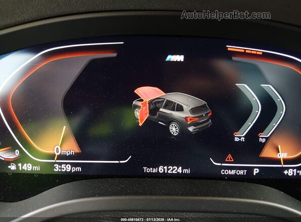 5UX43DP08R9W87225 2024 BMW X3 Blue 