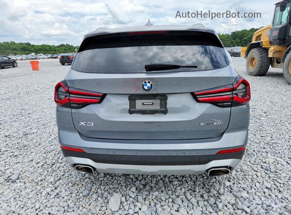 5UX43DP09P9R57611 2023 BMW X3 Gray Rear view