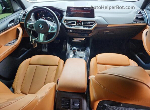 5UX43DP09P9S64005 2023 BMW X3 Black წინა პანელის ხედი