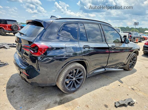 5UX43DP09P9S64005 2023 BMW X3 Black უკანა მარჯვენა