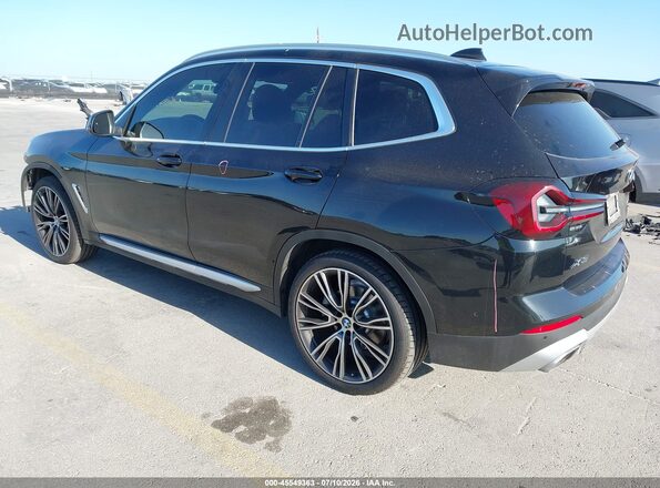 5UX43DP09R9U82531 2024 BMW X3 Black Հետևի ձախ