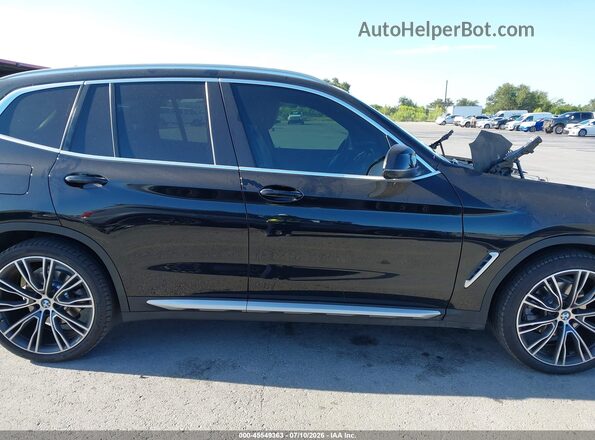 5UX43DP09R9U82531 2024 BMW X3 Black Սալոնի 360 աստիճան տեսք