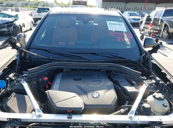 5UX43DP09R9U82531 2024 BMW X3 Black Հետևի տեսք