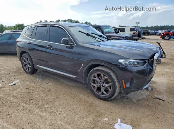5UX43DP09R9W13246 2024 BMW X3 Black Առջևի աջ