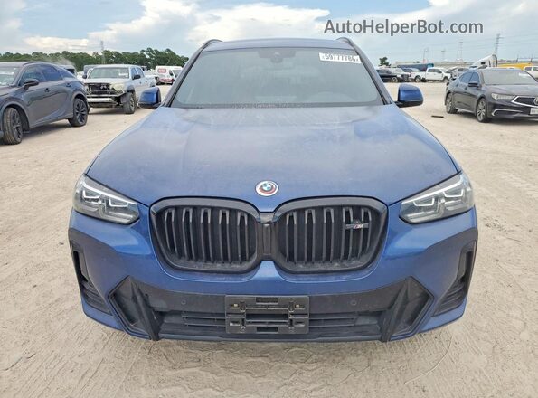 5UX43DP0XN9K51941 2022 BMW X3 Blue Вид спереду