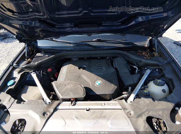 5UX43DP0XN9N06037 2022 BMW X3 Синий Вид сзади
