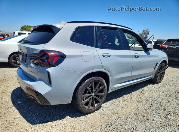 5UX43DP0XP9S93187 2023 BMW X3 Gray Trasero derecho