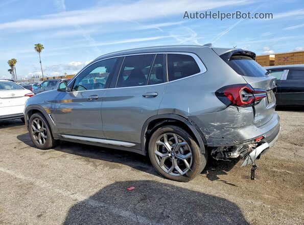 5UX43DP0XR9V86252 2024 BMW X3 Gray უკანა მარცხენა