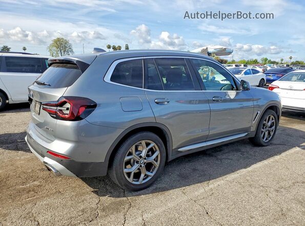 5UX43DP0XR9V86252 2024 BMW X3 Gray უკანა მარჯვენა