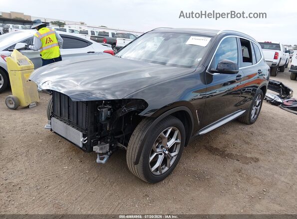 5UX43DP0XR9W24319 2024 BMW X3 Black Передня ліва чверть