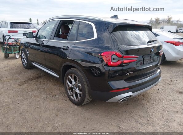 5UX43DP0XR9W24319 2024 BMW X3 Black Задня ліва чверть