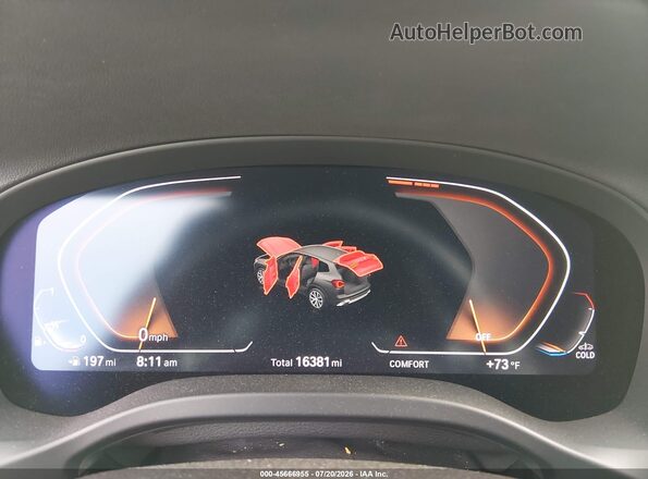 5UX43DP0XR9W24319 2024 BMW X3 Black Вид задніх сидінь