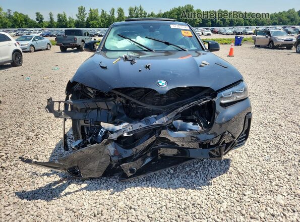 5UX43DT01R9U35760 2024 BMW X4 Black წინა ხედი
