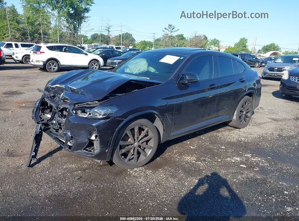5UX43DT03P9P27732 2023 BMW X4 Black Vista tres cuartos delantera izquierda