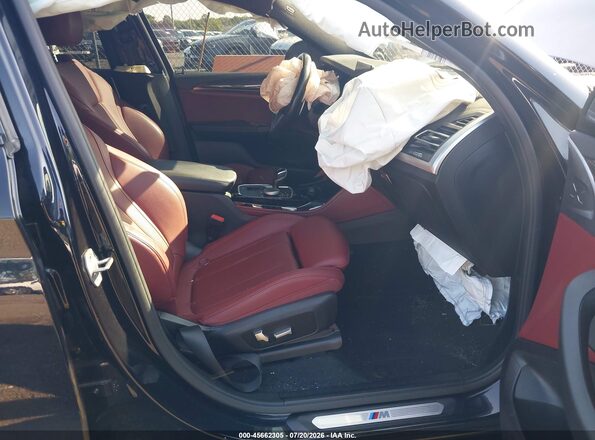 5UX43DT03P9P27732 2023 BMW X4 Black Vista interior delantera