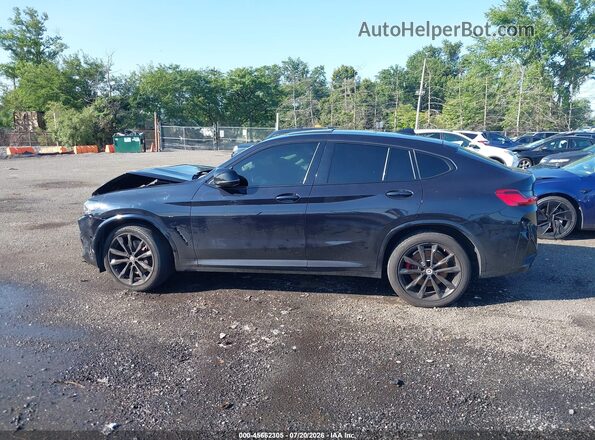 5UX43DT03P9P27732 2023 BMW X4 Black Vista interior de 360 grados