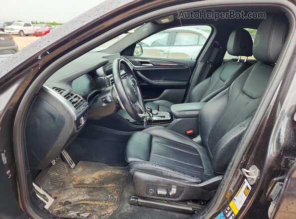 5UX43DT06P9R73660 2023 BMW X4 Gray წინა სალონის ხედი