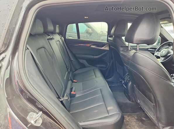 5UX43DT06P9R73660 2023 BMW X4 Gray უკანა სავარძლების ხედი