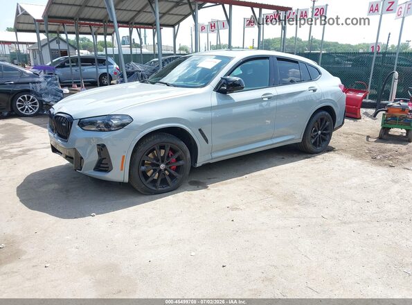 5UX43DT07P9P89232 2023 BMW X4 Серый Передняя левая четверть