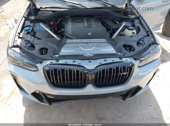 5UX43DT07P9P89232 2023 BMW X4 Серый Вид сзади