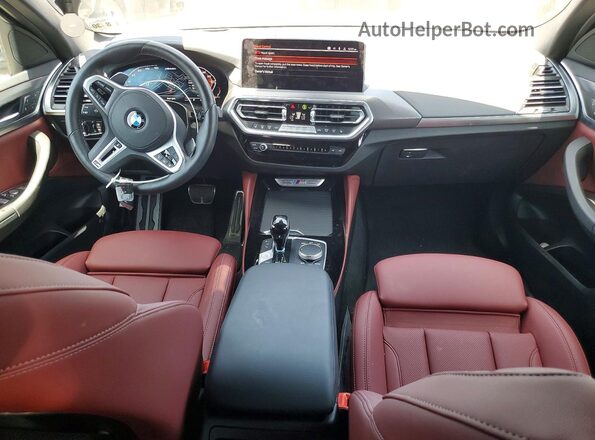 5UX43DT08S9134571 2025 BMW X4 Gray Առջևի վահանակի տեսք