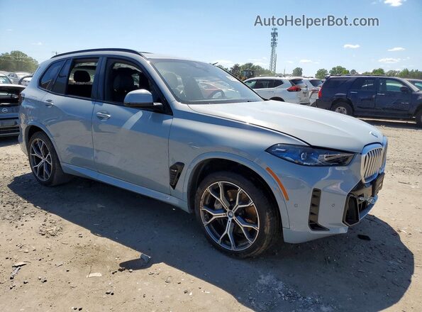 5UX43EU00R9U05394 2024 BMW X5 Gray Front right