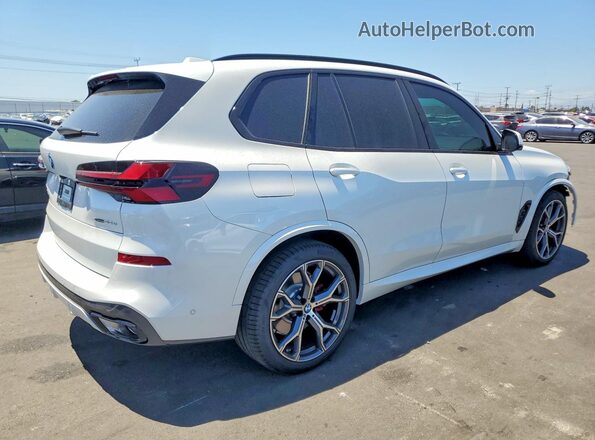 5UX43EU03T9317351 2026 BMW X5 White უკანა მარჯვენა