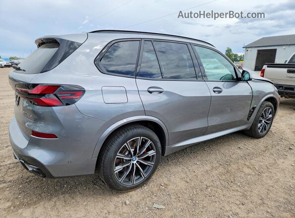 5UX43EU04R9U19122 2024 BMW X5 Gray Rear right