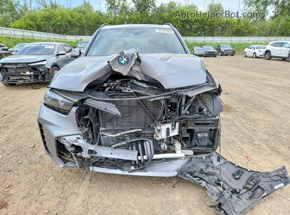 5UX43EU04R9U19122 2024 BMW X5 Gray Front view