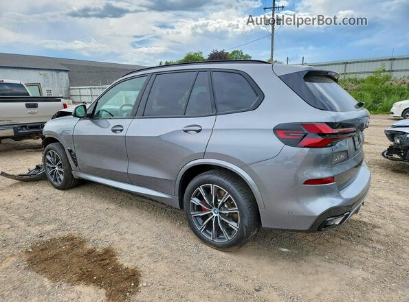 5UX43EU04R9U19122 2024 BMW X5 Gray Rear left