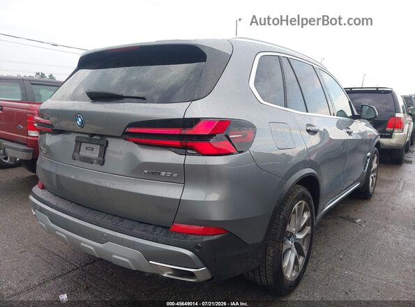 5UX43EU07R9T87606 2024 BMW X5 Gray უკანა მარჯვენა