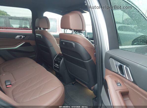 5UX43EU07R9T87606 2024 BMW X5 Gray VIN კოდის სტიკერის ხედი