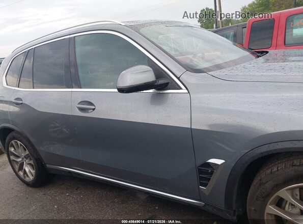 5UX43EU07R9T87606 2024 BMW X5 Gray უკანა სალონის ხედი