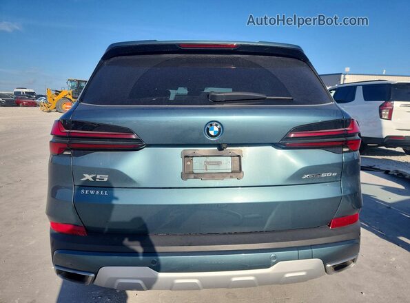 5UX43EU07S9W71467 2025 BMW X5 Teal უკანა ხედი