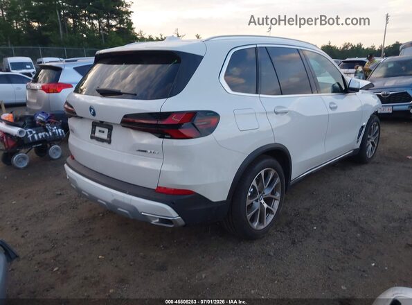 5UX43EU08T9325350 2026 BMW X5 White Trasero derecho